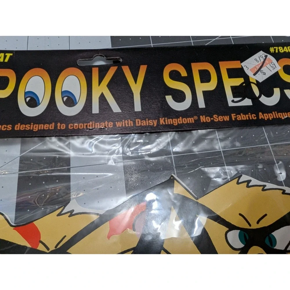 Daisy Kingdom Bat Cat Spooky Specs orange cat die cast Halloween glasses lot 2‎